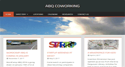 Desktop Screenshot of abqcoworking.com